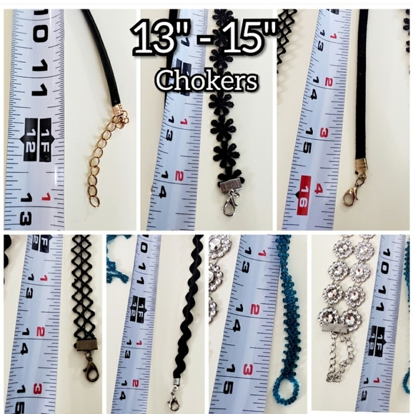 7 chokers, black, knit, beaded and more - Picture 2 of 6